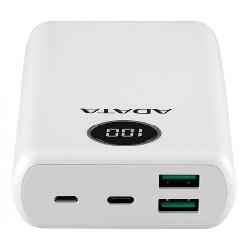[4710273771557] POWER BANK ADATA P1000 BLANCO AP10000QCD-DGT-CWH 6M DE GARANTIA