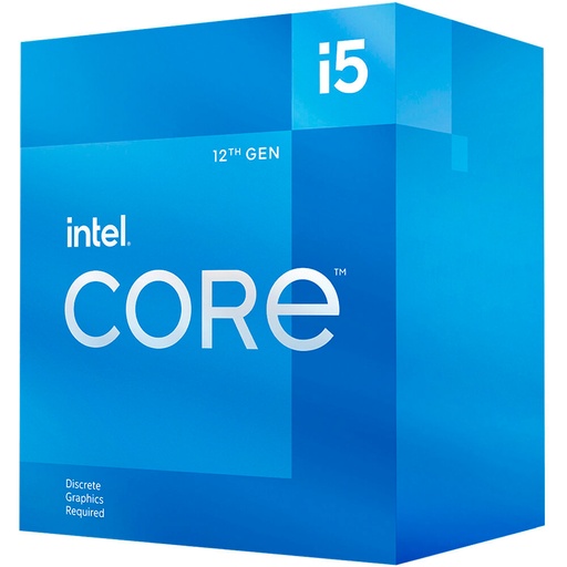 [735858503037] PROCESADOR INTEL CORE I5 12400F 4.40GHZ LGA1700 BX8071512400F 12M DE GARANTIA