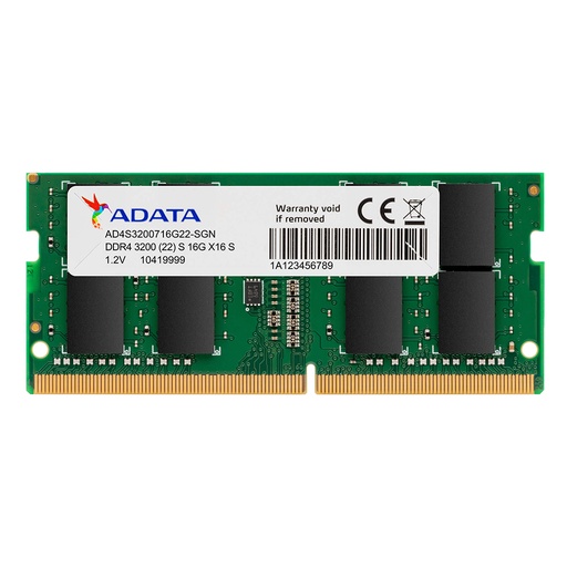 [4711085930774] RAM ADATA PREMIER SODDR4 LAP 8GB 3200 AD4S32008G22-SGN 12M DE GARANTIA