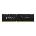 RAM KINGSTON FURY BEAST DDR4 16GB 3200 NEGRO KF432C16BB1/16 12M DE GARANTIA