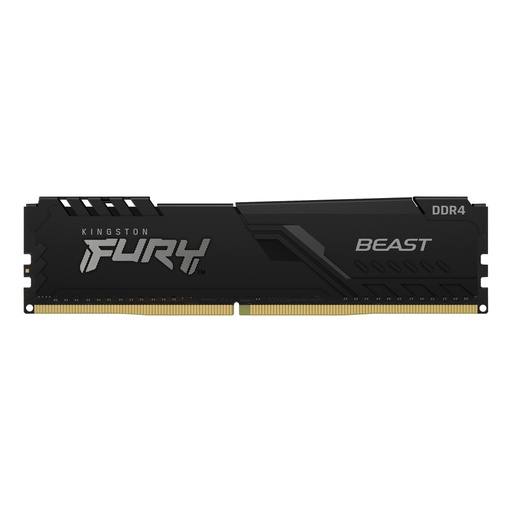 [740617319880] RAM KINGSTON FURY BEAST DDR4 16GB 3200 NEGRO KF432C16BB1/16 1AÑO DE GARANTIA
