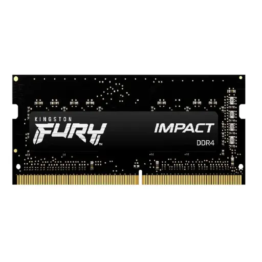 [740617318395] RAM KINGSTON FURY IMPACT SODDR4 LAP 16GB 3200 NEGRO KF432S20IB/16 1AÑO DE GARANTIA