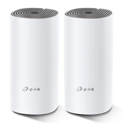 [840030700163] ROUTER TPLINK MESH DECO E4 2 PACK 2.4GHZ-5GHZ AC1200 12M DE GARANTIA