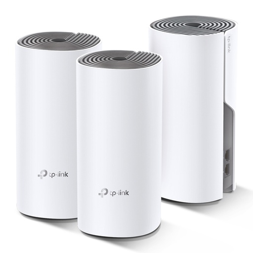 [840030700170] ROUTER TPLINK MESH DECO E4 3 PACK 2.4GHZ-5GHZ AC1200 12M DE GARANTIA