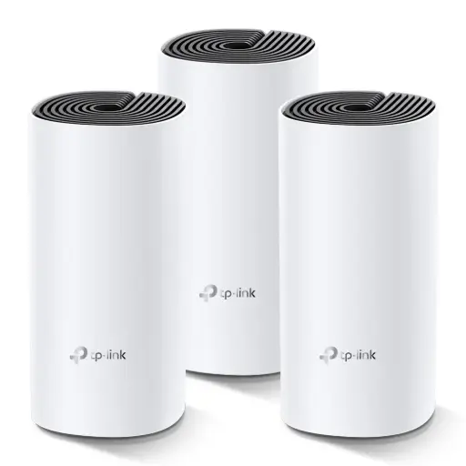 [840030700125] ROUTER TPLINK MESH DECO M4 3 PACK 2.4GHZ-5GHZ AC1200 12M DE GARANTIA