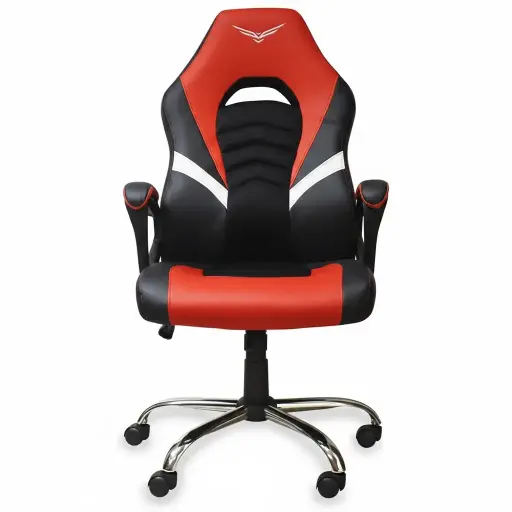 [7502262808552] SILLA NACEB TITAN NEGRO/ROJO NA-0935R DIRECTO CON FABRICANTE