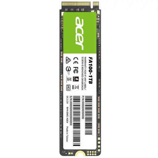 [887184012766] SSD ACER FA100 1TB M.2 NVME3000MB/S 11M DE GARANTIA