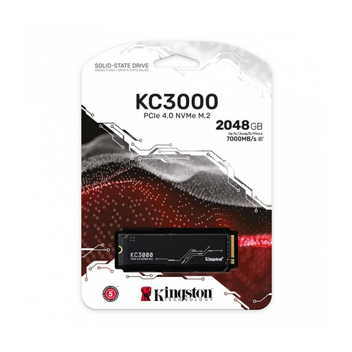 [740617324242] SSD KINGSTON KC3000 2048GB M.2 2280 NVME SKC3000D/2048G 11M DE GARANTIA
