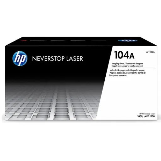 [193015553255] TAMBOR HP 104A NEGRO NEVER STOP W1104A GARANTIA CON EL FABRICANTE