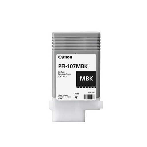 [013803155396] TINTA CANON PFI-107MBK NEGRO PLOTTER COM/670/680/685/770/780/785 6704B001AA 130ML SIN GARANTIA