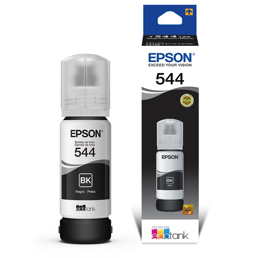 [010343938748] TINTA EPSON T504 NEGRA COM/L619/L6161/L4160/L4150/L1415 ECOTANK T504120-AL 127ML SIN GARANTIA