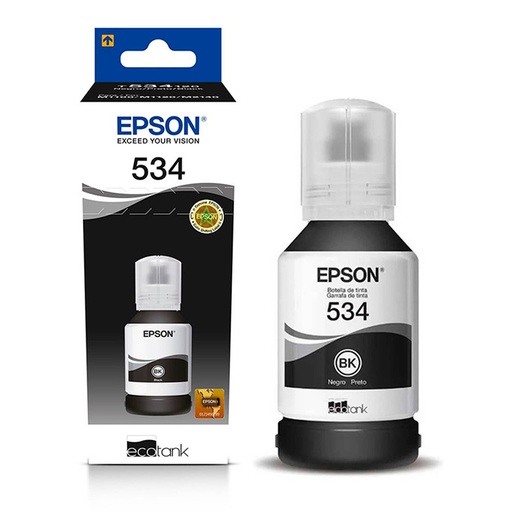 [010343943865] TINTA EPSON T534 NEGRO COM/M1100/M1120/M2140 T534120-AL SIN GARANTIA 
