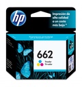 <p>CARTUCHO HP 662 TRICOLOR CZ104AL SIN GARANTIA</p>
