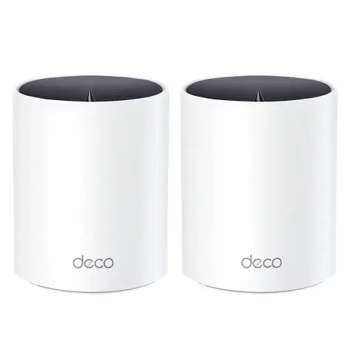 [840030703003] ROUTER TPLINK MESH DECO X55 2 PACK WIFI 6 DUAL BAND AX3000 12M DE GARANTIA