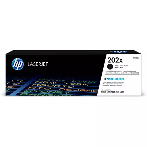 [190781107040] TONER HP 202X NEGRO COM/HP M254/M280 MFP/M281 MFP CF500X SIN GARANTIA