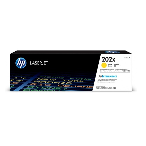 [190781107064] TONER HP 202X AMARILLO COM/HP M254/M280 MFP/M281 MFP CF502X SIN GARANTIA