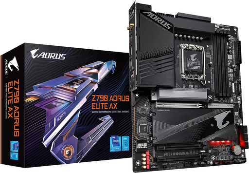 MB GIGABYTE Z790 AORUS ELITE AX INTEL DDR4 M-ATX Z790 A ELITE (REV 1.0) 11M DE GARANTIA