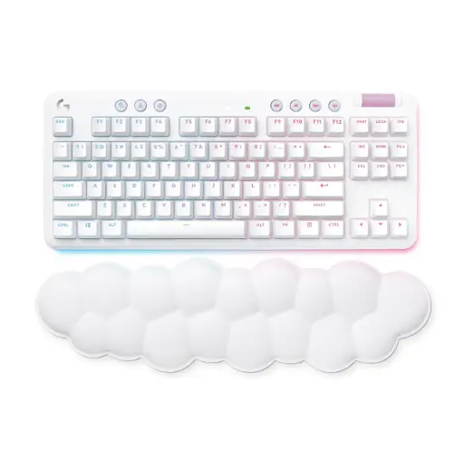 [097855170255] TECLADO GAMER LOGITECH G715 TACTILE RGB INALAMBRICO LIGHTSPEED BLANCO 920-010453 11M DE GARANTIA