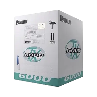 [074983068227] BOBINA PANDUIT CAT6 350M AZUL PUR6004BU-FE SIN GARANTIA