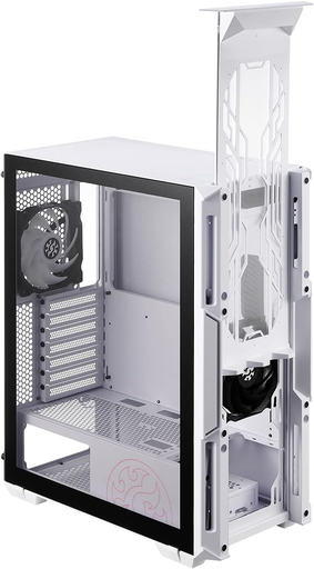 [842243024876] GABINETE ADATA XPG STARKER AIR BLANCO ARGB ATX S/FUENTE CRISTAL STARKERAIR-WHCWW 11M DE GARANTIA