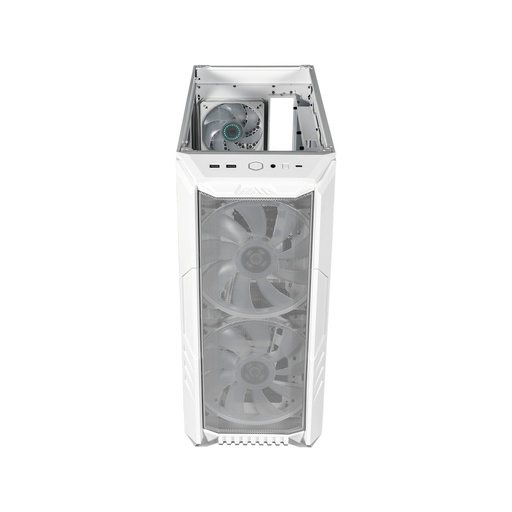 [884102096518] GABINETE COOLER MASTER MASTERBOX HAF 500 BLANCO ARGB MIDITOWER EATX CRISTAL H500-WGNN-S00 SIN GARANTIA