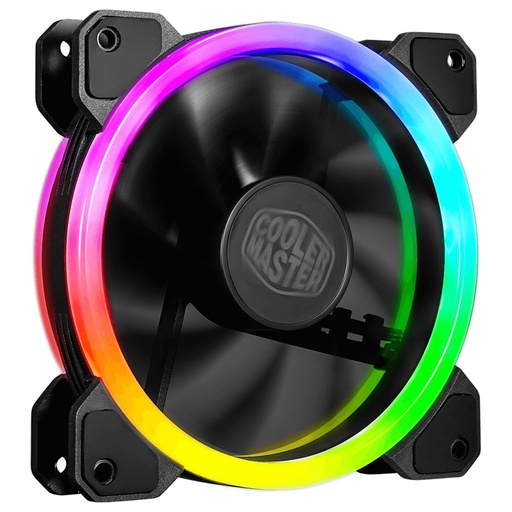 [884102082412] VENTILADOR COOLER MASTER MASTERFAN MF120 NEGRO 1200RPM ARGB MFW-B2DN-12NFA-S2 1M DE GARANTIA