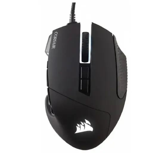 [840006616221] MOUSE CORSAIR GAMING SCIMITAR RGB ELITE 17 BOTONES PROGRAMBLES 18000DPI NEGRO CH-9304211-NA 12M DE GARANTIA