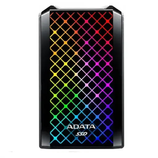 [4710273779553] SSD EXT ADATA SE900G 512GB NEGRO RGB USBC ASE900G-512GU32G2CBK 11M DE GARANTIA