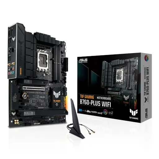 [197105095113] MOTHER INTEL B760-PLUS WIFI ASUS TUF GAMING LGA1700 4xDDR5 192GB ATX 90MB1ER0-M1AAY0 12M DE GARANTIA