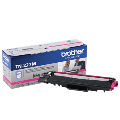 [012502651055] TONER BROTHER TN227M MAGENTA 2300 PAGINAS  HL-L3210CW HL-L3230CDW HL-L3270CDW HL-L3290CDW MFC-L3710CW MFC-L3750CDW MFC-L3770CDW GARANTIA DIRECTAMENETE CON FABRICANTE