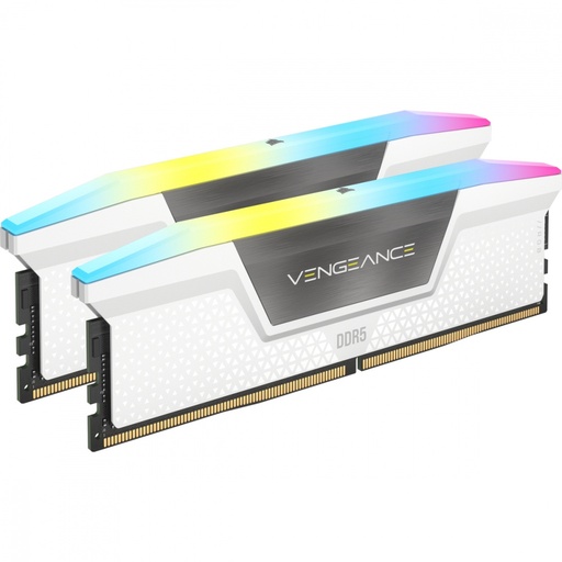 [840006600206] RAM CORSAIR DDR5 VENDEANCE 2X16 32GB 5600 BLANCO RGB CMH32GX5M2B5600C36WK 1AÑO DE GARANTIA