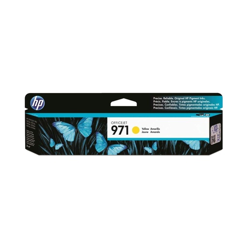 [0887111103192] CARTUCHO HP 971 AMARILLO ORIGINAL 2500 PAGINAS CN624AM PARA X4151 X551 X476 X576 SIN GARANTIA
