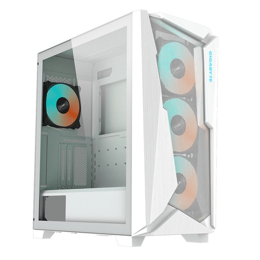 [810075655636] GABINETE GIGABYTE C301 GLASS BLANCO RGB M-ATX S/FUENTE CRISTAL GB-C301GW SIN GARANTIA