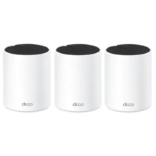 [840030711046] ROUTER TPLINK MESH DECO X55 3 PACK WIFI 6 DUAL BAND AX300 12M DE GARANTIA