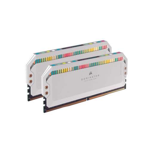 [840006660811] RAM CORSAIR DDR5 DOMINATOR PLATINUM 2X16 32GB 5600 BLANCO RGB CMT32GX5M2B5600C36W 12M DE GARANTIA