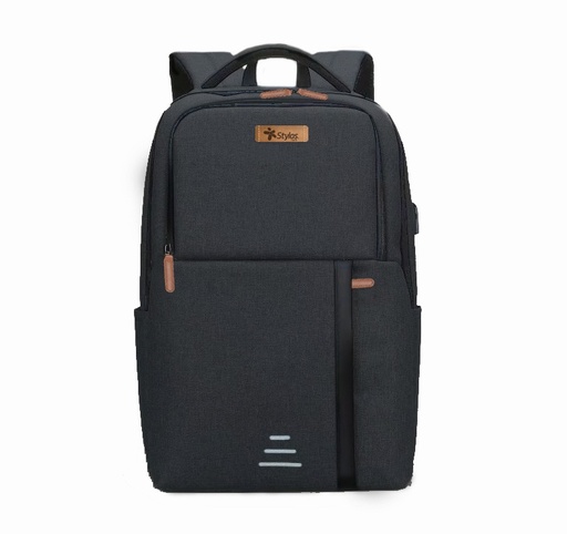[7503028126101] MOCHILA  STYLOS SMART NEGRA 15.5 STABAP2B SIN GARANTIA