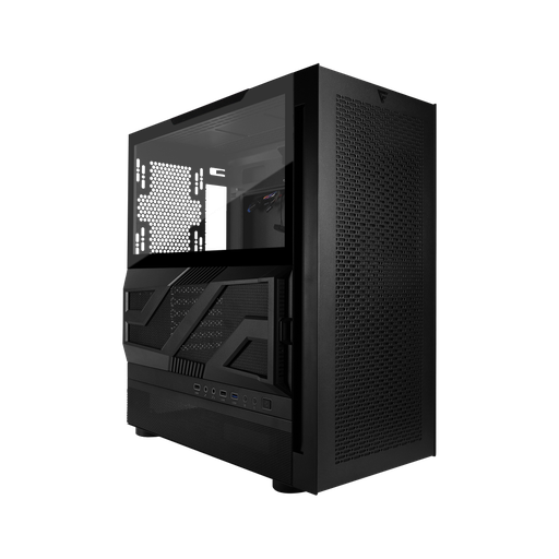 [7503038925565] GABINETE GAME FACTOR CSG800 NEGRO ATX CRISTAL 11M DE GARANTIA