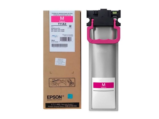 [010343975057] BOLSA DE TINTA EPSON MAGENTA PARA WF 5310 C5390 C5810 C5890 T11A320-AL 39ML SIN GARANTIA
