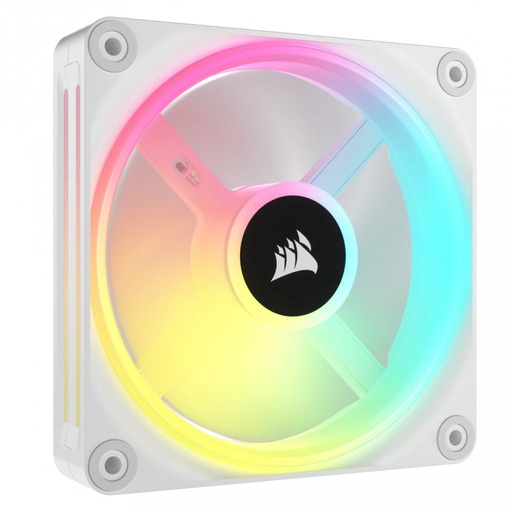 [840006697985] VENTILADOR CORSAIR ICUE LINK QX120 KIT 3X1 RGB 120MM BLANCO CO-9051006-WW 3M DE GARANTIA