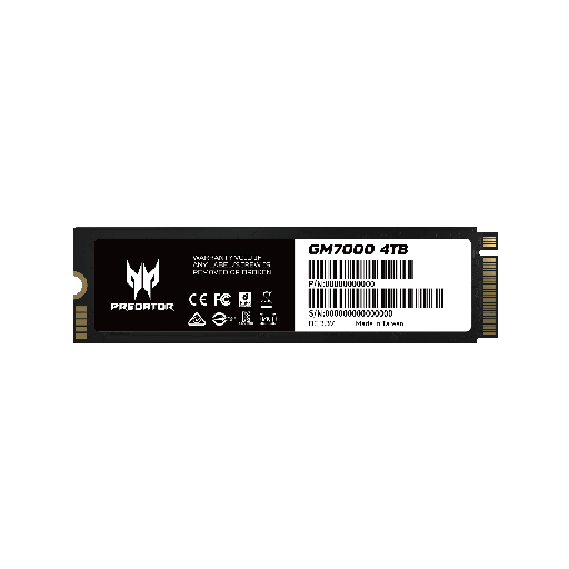 [887184012841] SSD PREDATOR ACER GM7000 4TB M.2 PCIE4.0 BL.9BWWR.107 11M DE GARANTIA
