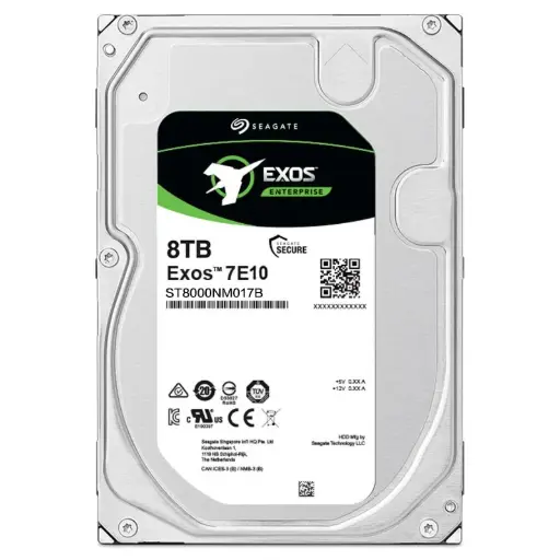 [763649141236] DD SEAGATE NUEVO 8TB 3.5 EXOS ENTERPRISES 7E10 7200RPM ST8000NM017B 11M DE GARANTIA