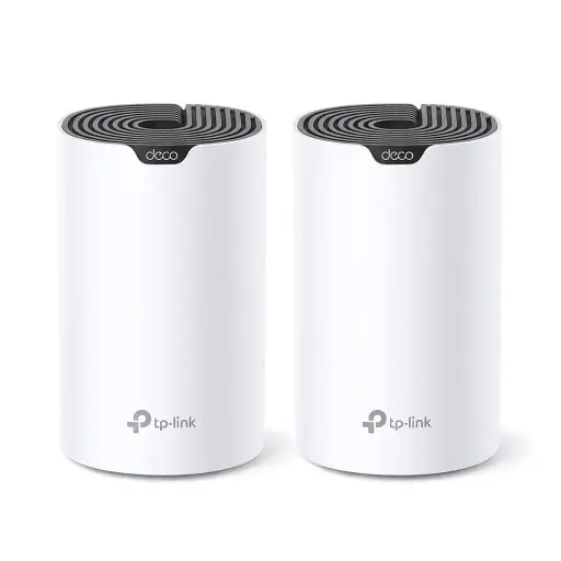 [840030701672] ROUTER TPLINK MESH DECO S7 2 PACK 2.4GHZ-5GHZ AC1900 12M DE GARANTIA