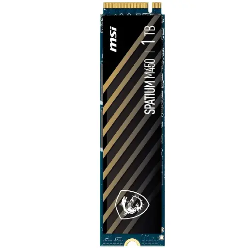 [824142304174] SSD MSI SPATIUM M450 1TB M2 PCIEX 3600/3000MBs SPATIUM M450 PCIE 4.0 NVME M.2 1TB 11M DE GARANTIA