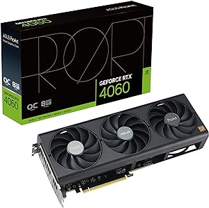 TVIDEO ASUS PROART RTX4060 OC 8GB DDR6 PCIE 4.0 HDMI DP 90YV0JM0-MVAA00 1 AÑO DE GARANTIA