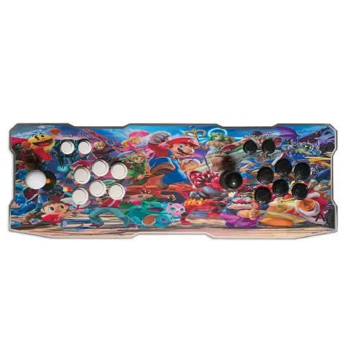 [662987042628] CONSOLA TABLERO AION 2P-M3 MARIO SMASH BROOS CON 6600 JUEGOS ARCADE 3D MULTIJUGADOR CONEXION HDMI VGA 3M DE GARANTIA