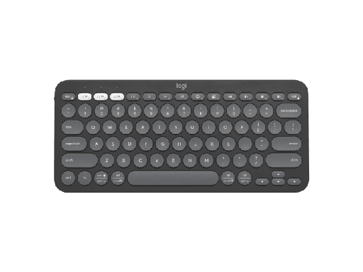 [097855186201] TECLADO LOGITECH PEBBLE KEYS 2 K380S GRAPHITE ESPAÑOL 920-011783 11M DE GARANTIA