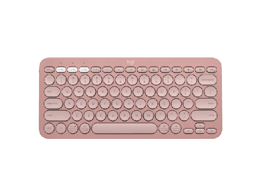 [097855186379] TECLADO LOGITECH PEBBLE KEYS 2 K380S ROSA BLUETOOTH ESP 920-011785 11M DE GARANTIA