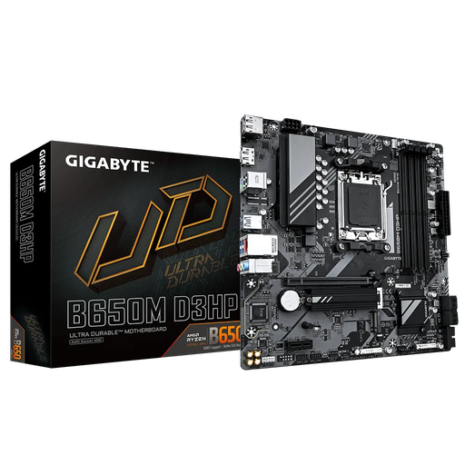 [889523039083] MOTHER AMD B650M D3HP GIGABYTE  AM5 4xDDR5 256GB M-ATX 12M DE GARANTIA