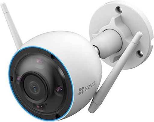 [6941545617558] CAMARA DE SEGURIDAD EZVIZ H3 3K 5MP MAX-512GB MICRO SD BLANCO CS-H3 3K 11M DE GARANTIA