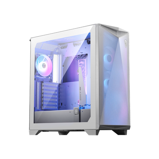 [824142326404] GABINETE MSI GUNGNIR 300R AIR FLOW BLANCO ARGB E-ATX 4VENT USB-C C/TEMPLADO S/FUENTE MPG GUNGNIR 300R AIRFLOW WHITE 11M DE GARANTIA